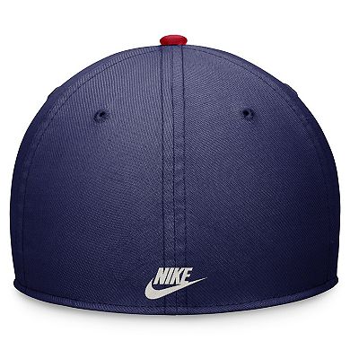 Men's Nike Navy/Red Atlanta Braves Cooperstown Collection Rewind Swooshflex Performance Hat