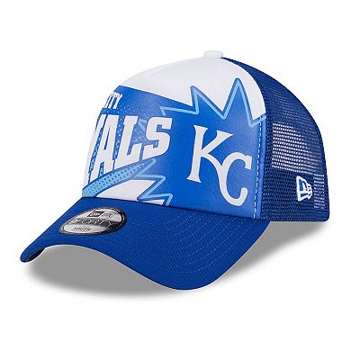 Youth New Era Royal Kansas City Royals Boom 9FORTY Adjustable Hat