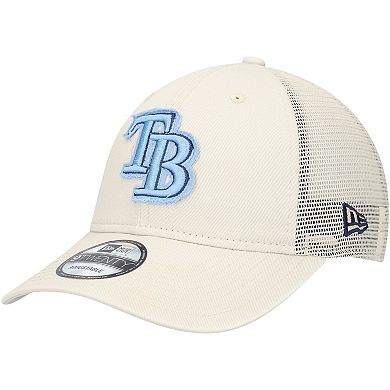 Men's New Era Stone Tampa Bay Rays Game Day 9TWENTY Adjustable Trucker Hat