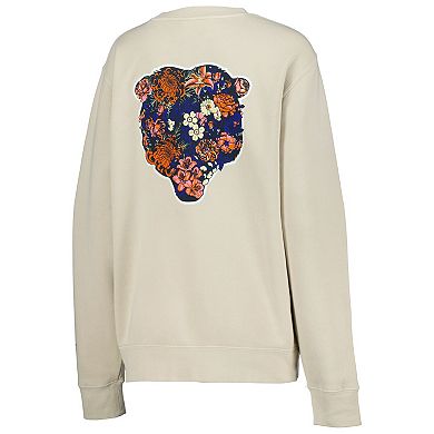 Women's The Wild Collective  Cream Chicago Bears x Ellen Ma 2024 Women's History Month Collection Pullover Sweatshirt