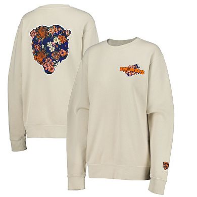 Women's The Wild Collective  Cream Chicago Bears x Ellen Ma 2024 Women's History Month Collection Pullover Sweatshirt
