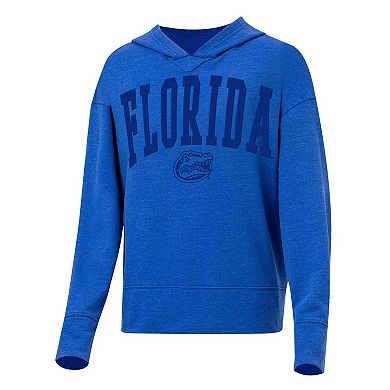 Women's Concepts Sport Royal Florida Gators Volley Long Sleeve Hoodie T-Shirt