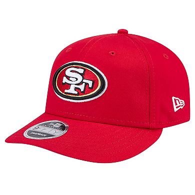Men's New Era Scarlet San Francisco 49ers Main Low Profile 9FIFTY Snapback Hat
