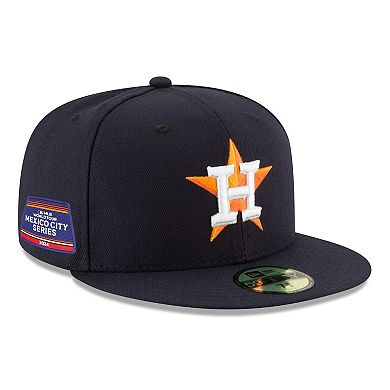Men's New Era Navy Houston Astros 2024 MLB World Tour Mexico City Series 59FIFTY Fitted Hat