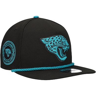 Men's New Era Black Jacksonville Jaguars Captain Snapback Hat