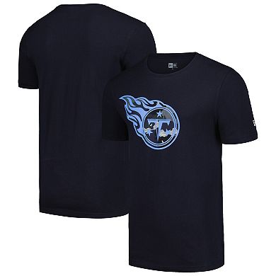Men's New Era Navy Tennessee Titans Camo Logo T-Shirt