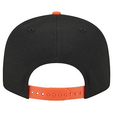 Men's New Era Black/Orange Cincinnati Bengals Team Establish 9FIFTY Snapback Hat
