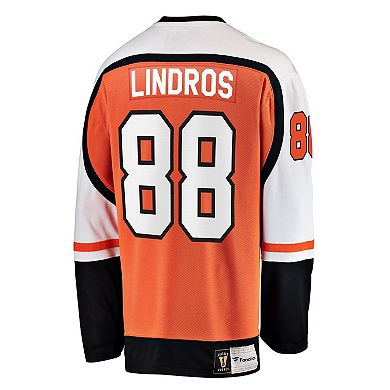 Men's Fanatics Branded Eric Lindros Orange Philadelphia Flyers Premier Breakaway Retired Player Jersey