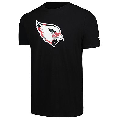 Men's New Era Black Arizona Cardinals Camo Logo T-Shirt