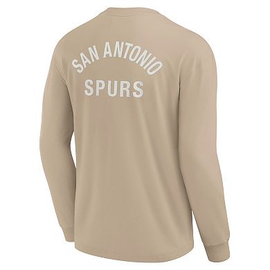 Unisex Fanatics Signature Khaki San Antonio Spurs Elements Super Soft Long Sleeve T-Shirt