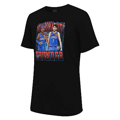 Unisex Stadium Essentials Shai Gilgeous-Alexander & Chet Holmgren Black Oklahoma City Thunder Player Duo T-Shirt