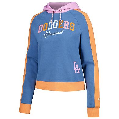 Women's New Era Light Blue Los Angeles Dodgers Fashion Color Pop Pullover Hoodie