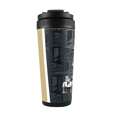 WinCraft Purdue Boilermakers 26oz. 4D Stainless Steel Ice Shaker Bottle