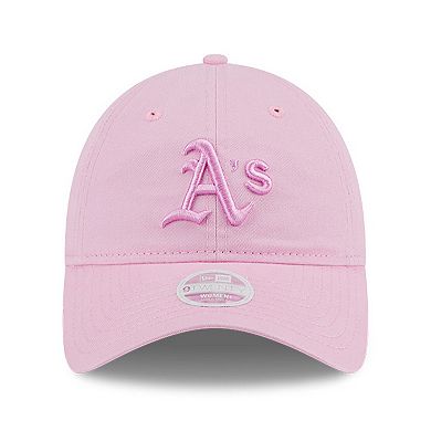 Women's New Era Oakland Athletics Fondant Pink 9TWENTY Adjustable Hat