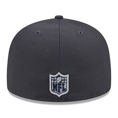 Men's New Era  Graphite Dallas Cowboys Official 2024 NFL Draft On Stage 59FIFTY Fitted Hat