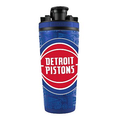 WinCraft Detroit Pistons 26oz. 4D Stainless Steel Ice Shaker Bottle