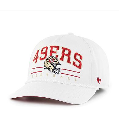 Men's '47 White San Francisco 49ers Roscoe Hitch Adjustable Hat