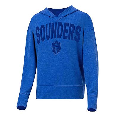 Women's Concepts Sport Blue Seattle Sounders FC Volley Hoodie Long Sleeve T-Shirt