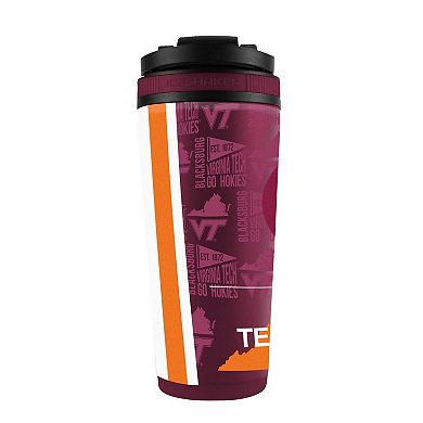 WinCraft Virginia Tech Hokies 26oz. 4D Stainless Steel Ice Shaker Bottle