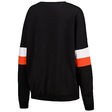 Women's New Era Black San Francisco Giants Game Day Crew Pullover Sweatshirt