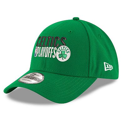 Men's New Era Kelly Green Boston Celtics 2024 NBA Playoffs 9FORTY Adjustable Hat