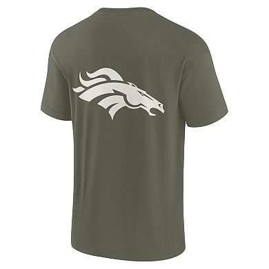 Unisex Fanatics Signature Olive Denver Broncos Elements Super Soft Short Sleeve T-Shirt