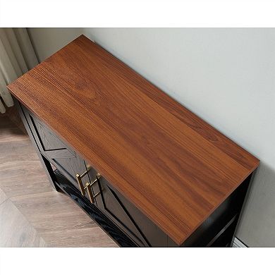 Modern 2 Drawer Wooden Storage Console Table