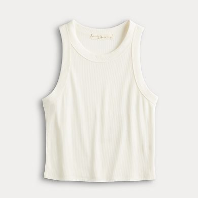 Juniors' Fair Haven Knit Ribbed Tank Top