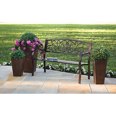 Evergreen Enterprises Blooming Garden Bench