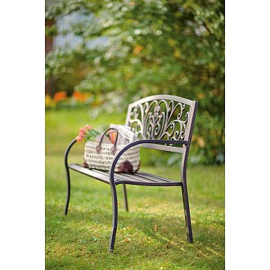 Evergreen Enterprises Blooming Garden Bench