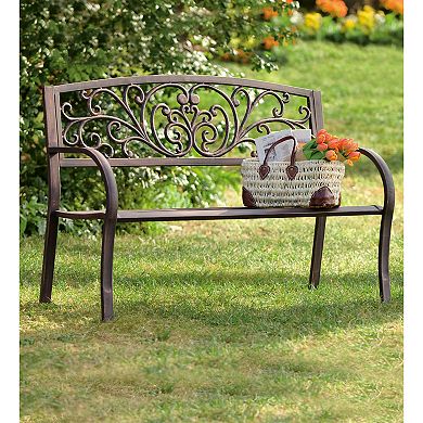 Evergreen Enterprises Blooming Garden Bench