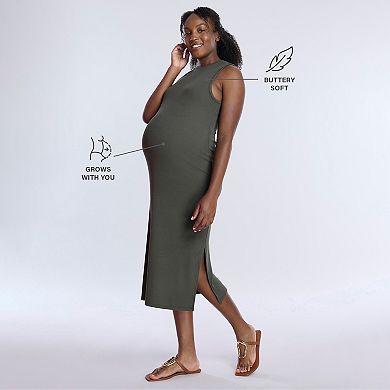 Maternity Motherhood® Rib Knit Midi Dress