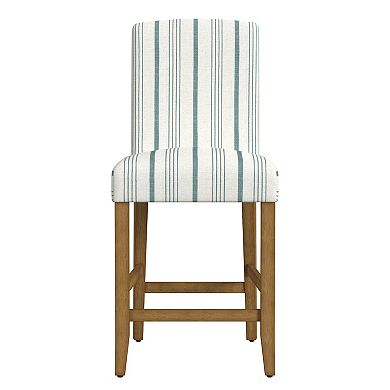 HomePop Striped Counter Stool