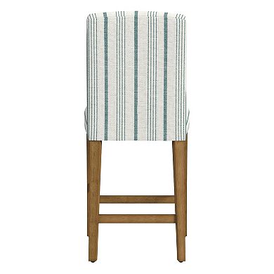 HomePop Striped Counter Stool