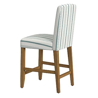 HomePop Striped Counter Stool