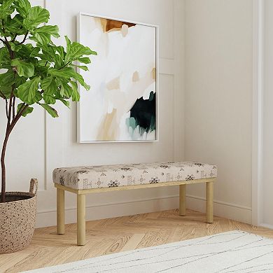 HomePop Oslo Padded Bench