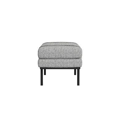 HomePop Boucle Padded Bench