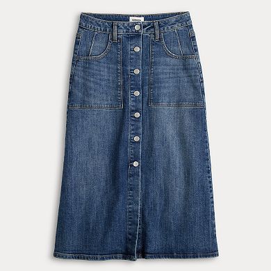 Women's Sonoma Goods For Life A-Line Denim Skirt