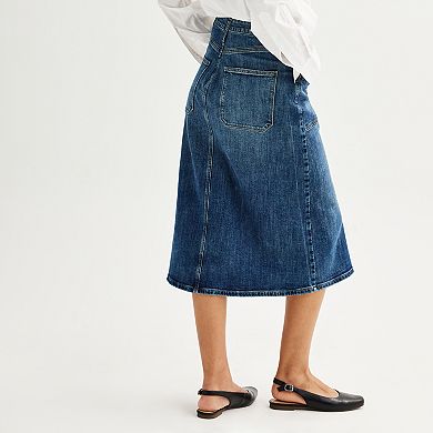 Women's Sonoma Goods For Life A-Line Denim Skirt