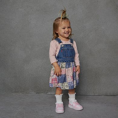 Toddler Girls Levi's® Long Sleeve Tee & Skirtalls 2-Piece Set