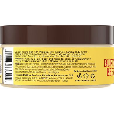Burt's Bees Shea and Mango Hand Butter and Body Butter