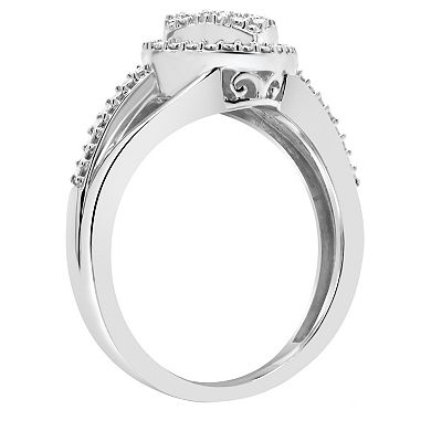 Celebration Gems Sterling Silver 1/10 Carat T.W. Diamond Ring