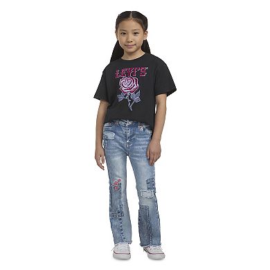 Girls 4-6x Levi's® 726 High-rise Patchwork Flared Jeans