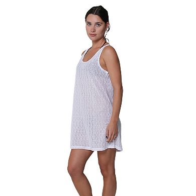 Women's Portocruz Crochet Swim Cover-Up Tank Dress