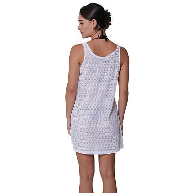 Women's Portocruz Crochet Swim Cover-Up Tank Dress