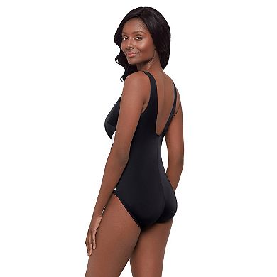 Women's Great Lengths Twist Sash Tank One-Piece Swimsuit