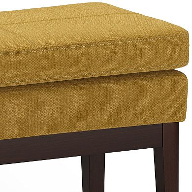 Simpli Home Carlson Small Ottoman Bench