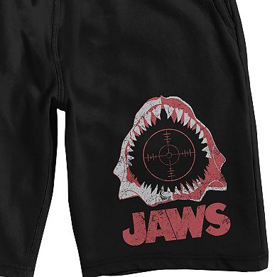 Men's Jaws Open Shark Mouth Pajama Shorts