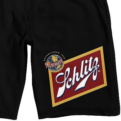 Men's Schlitz Beer Logo Pajama Shorts