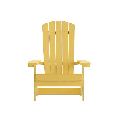 Flash Furniture Charlestown Folding Adirondack Chair 2-piece Set